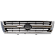Grille Assembly, Chrome Shell with Silver Insert