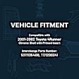 2002 Toyota 4Runner SR5 - Grille, Chrome Shell with Primed Insert