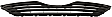 Grille, Black, Base/CE/LE Models, Japan or USA Built Vehicle