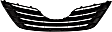 Grille, Black, Base/CE/LE Models, Japan or USA Built Vehicle