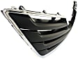 Grille, Chrome Shell with Painted Black Insert, XLE Model