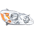 Passenger Side Headlight, with Bulb, Halogen, Clear Lens