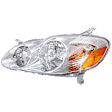 Driver Side Headlight, with Bulb, Halogen, Clear Lens, S Model