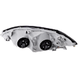 2002-2004 Toyota Camry - Passenger Side Headlight, with Bulb, Halogen, Clear Lens, SE Model