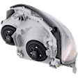 2002-2004 Toyota Camry - Passenger Side Headlight, with Bulb, Halogen, Clear Lens, SE Model
