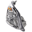 Passenger Side Headlight, with Bulb, Halogen, Clear Lens, 4 Cyl., 1.8L Engine