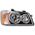 Passenger Side Headlight, with Bulb, Halogen, Clear Lens