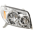 Passenger Side Headlight, without Bulb, Halogen, Clear lens