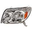 2003 Toyota 4Runner - Driver Side Halogen Headlight, Without bulb(s), OE Replacement