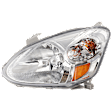 Driver Side Headlight, with Bulb, Halogen, Clear Lens, Base Model, 4 Cyl., 1.5L Engine