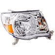 2005-2011 Toyota Tacoma - Passenger Side Headlight, with Bulb, Halogen, without Sport Package, CAPA Certified