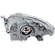 Passenger Side Headlight, without Bulb, Halogen, without Sport Package Base Model, Sedan