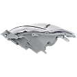 Passenger Side Headlight, without Bulb, Halogen, without Sport Package Base Model, Sedan
