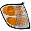 Front, Passenger Side Turn Signal Light, With bulb(s), Halogen, Double Cab, with Production Date Up to August 2004