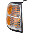 Front, Passenger Side Turn Signal Light, With bulb(s), Halogen, Double Cab, with Production Date Up to August 2004