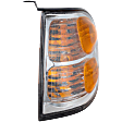 Front, Driver Side Turn Signal Light, With bulb(s), Halogen, Double Cab, with Production Date Up to August 2004