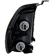 Front, Driver Side Turn Signal Light, With bulb(s), Halogen, Double Cab, with Production Date Up to August 2004