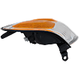 Front, Driver Side Turn Signal Light, With bulb(s), Halogen, Double Cab, with Production Date Up to August 2004