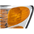 Front, Driver Side Turn Signal Light, With bulb(s), Halogen, Double Cab, with Production Date Up to August 2004