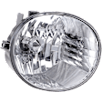 Front, Passenger Side Halogen Fog Light, Without bulb(s)