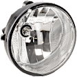 Front, Driver or Passenger Side Fog Light, With Bulb, Halogen, With Breather Valve