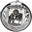 Front, Driver or Passenger Side Fog Light, With Bulb, Halogen, With Breather Valve