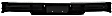 20000 Step Bumper, Painted Black Face Bar Only; Without pad provision Without mounting bracket(s)