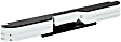 20022 Step Bumper, Powdercoated Silver Face Bar Only; Without pad provision Without mounting bracket(s)