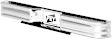 20105 Step Bumper, Painted Silver Face Bar Only; Without pad provision Without mounting bracket(s)