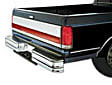 21000 Step Bumper, Chrome Face Bar Only; Without pad provision Without mounting bracket(s)