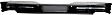 63000 Step Bumper, Powdercoated Black Face Bar Only; Without pad provision Without mounting bracket(s)