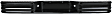 1999 Ford Ranger - Step Bumper, Requires Bumper Mounting Kit PN[97200]; Will Not Fit Vehicle With Factory Installed Hitch, Painted Black, Face Bar and Pads, Without mounting bracket(s)