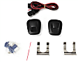 66001 Step Bumper, Painted Black Face Bar Only; Without pad provision Without mounting bracket(s)