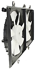 Radiator Fan - Fan Blade, Motor and Shroud, 4 Cyl., 1.8L Engine