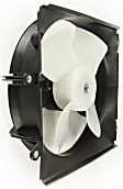 Radiator Fan - Driver Side Fan Blade, Motor and Shroud, Base Model, 4 Cyl., 2.0L Engine