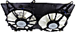 2004 Toyota Highlander - Radiator Fan 6 Cyl 3.3L, For Models Without Towing Package, Dual fan