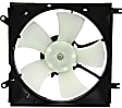 2001-2005 Toyota RAV4 - Radiator Fan - Driver Side Fan Blade, Motor and Shroud