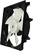2001-2005 Toyota RAV4 - Radiator Fan - Driver Side Fan Blade, Motor and Shroud
