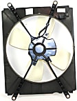 A/C Condenser Fan -  Fan Blade, Motor and Shroud