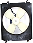 A/C Condenser Fan -  Fan Blade, Motor and Shroud