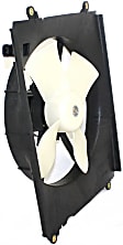 A/C Condenser Fan -  Fan Blade, Motor and Shroud
