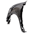 Front, Passenger Side Fender, With Molding Holes