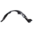  Front, Driver Side Fender Liner, Without Wheel Opening Flares