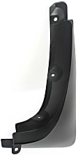 Front, Passenger Side Mud Flaps, Black, Plastic