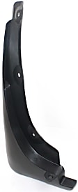 Front, Driver Side Mud Flaps, Black, Plastic