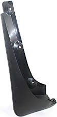 Front, Driver Side Mud Flaps, Black, Plastic