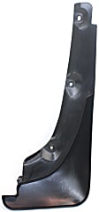 Front, Driver Side Mud Flaps, Black, Plastic