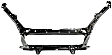 Lower Radiator Support Assembly, 4 Cyl., 2.4L Engine