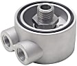 1320 Oil Filter Adapter - Natural, Aluminum, Direct Fit
