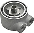 1327 Oil Filter Adapter - Natural, Aluminum, Direct Fit